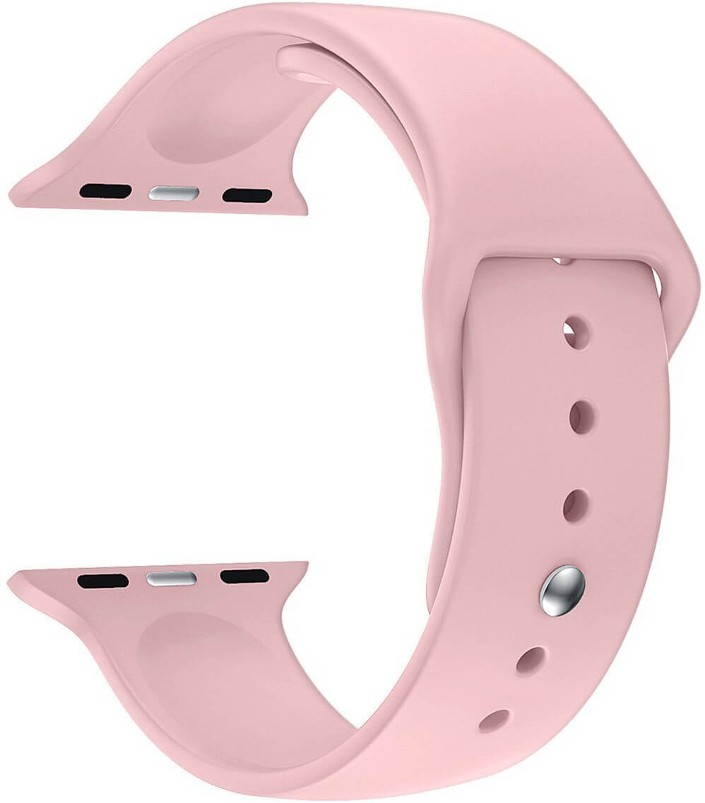 4wrist Silikonový řemínek pro Apple Watch - Růžový 42/44/45/49 mm - S/M