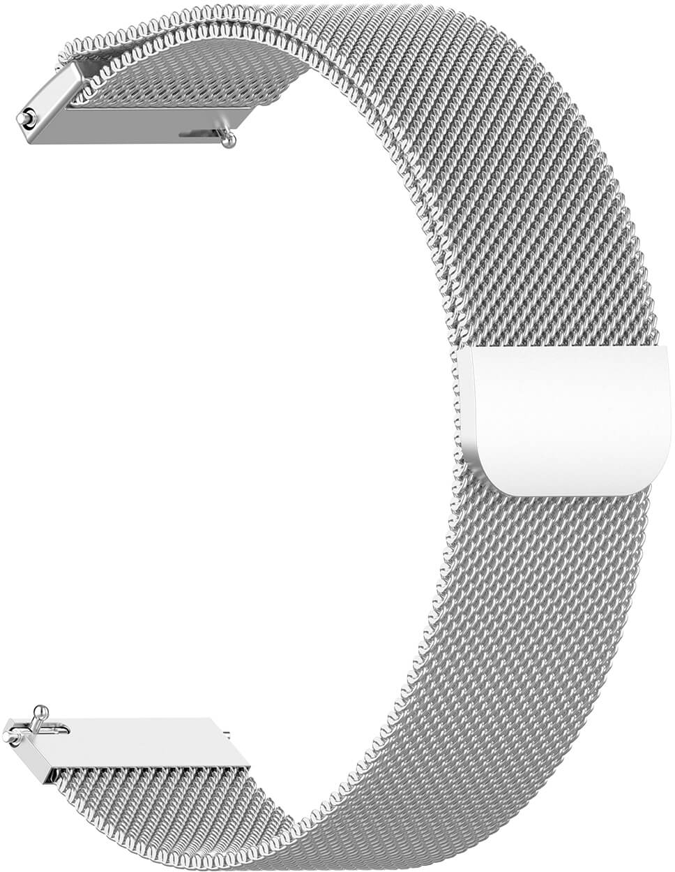 4wrist Milánsky remienok – Strieborný 18 mm
