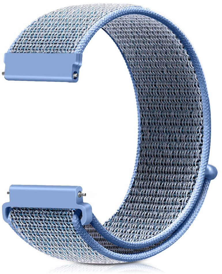 4wrist -  Nylonový loop řemínek pro Samsung Galaxy Watch - Blue 22 mm