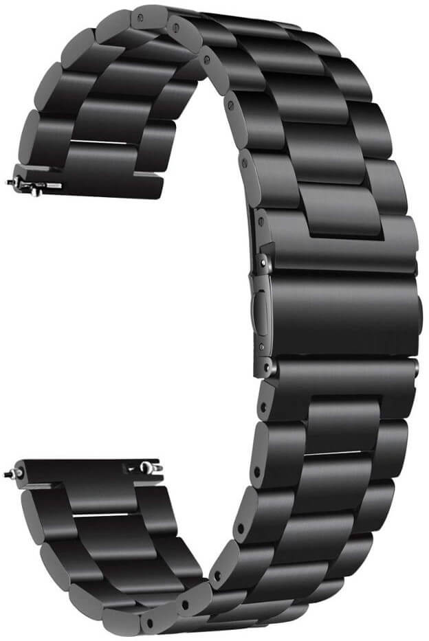 4wrist -  Ocelový tah pro Samsung Galaxy Watch - Black 22 mm