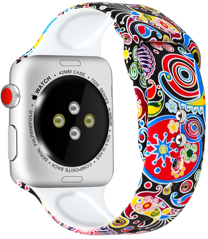 4wrist Silikonový řemínek pro Apple Watch - Colourful 42/44/45/49 mm