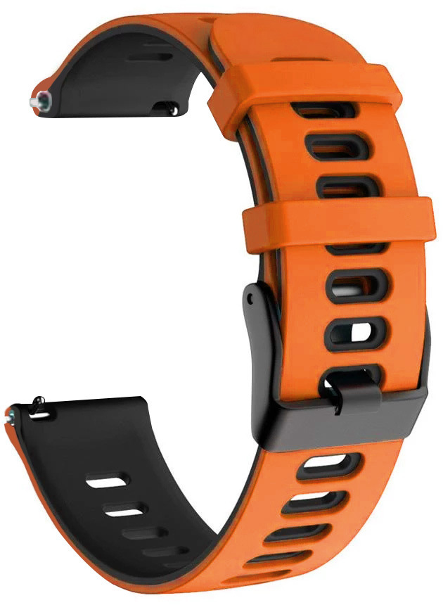 4wrist Silikonový řemínek pro Garmin 20 mm - Orange