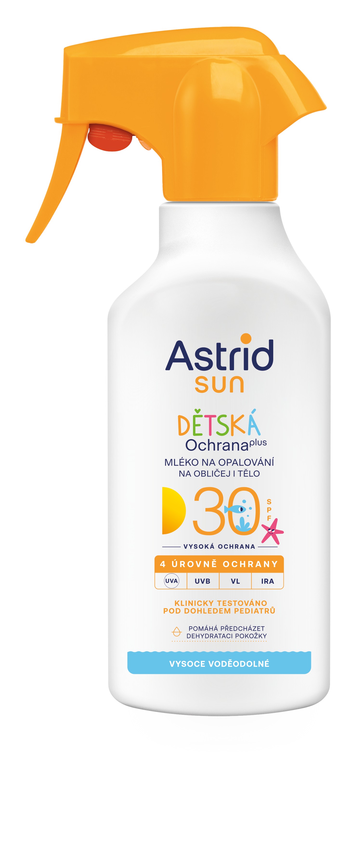 Astrid Dětské mléko ve spreji na opalování SPF 30 Sun 200 ml