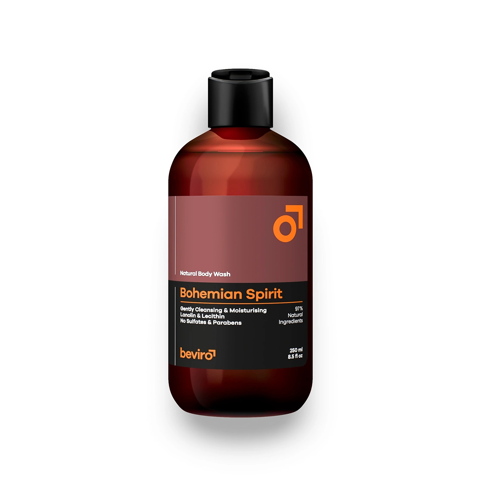 Beviro Přírodní sprchový gel Bohemian Spirit (Natural Body Wash) 250 ml
