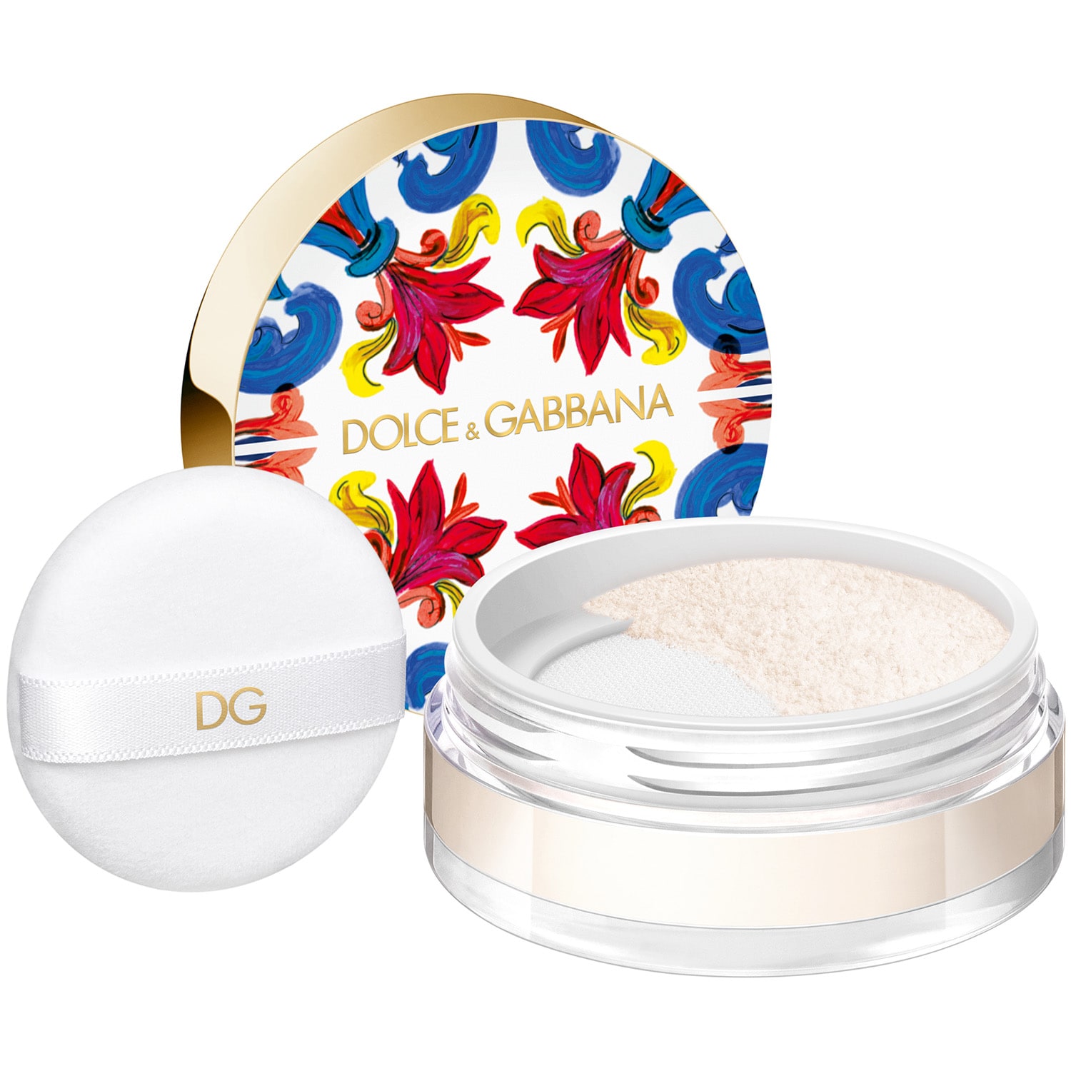 Dolce & Gabbana Sypký pudr Solar Glow (Translucent Loose Setting Powder) 10 g 03 Honey