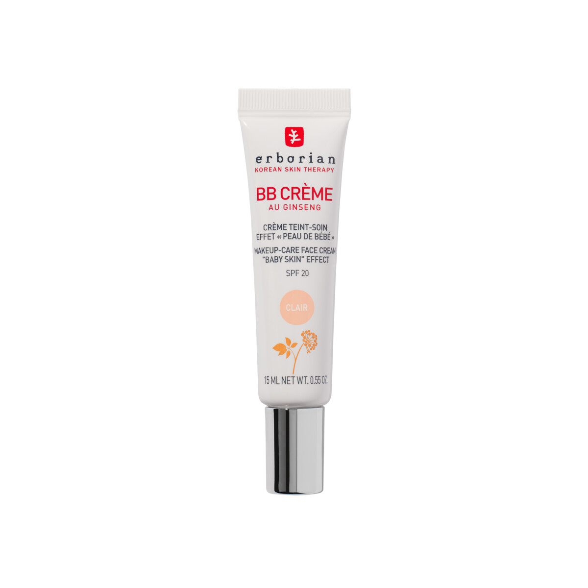 Erborian BB krém SPF 20 (BB Creme Make-up Care Face Cream) 15 ml Clair