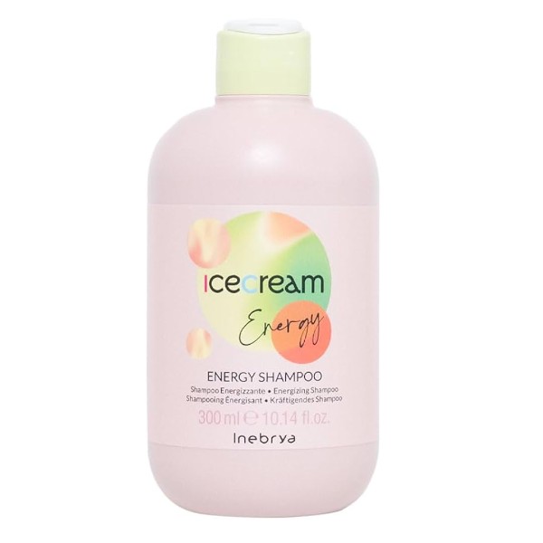 Inebrya Energizujúci šampón pre slabé a jemné vlasy Ice Cream Energy (Shampoo) 300 ml