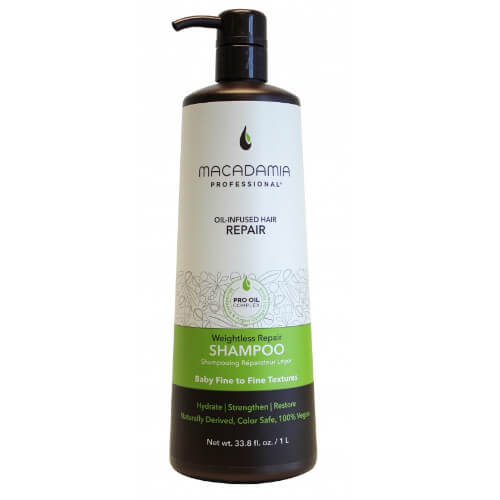 Macadamia Lehký hydratační šampon pro všechny typy vlasů Weightless Repair (Shampoo) 300 ml