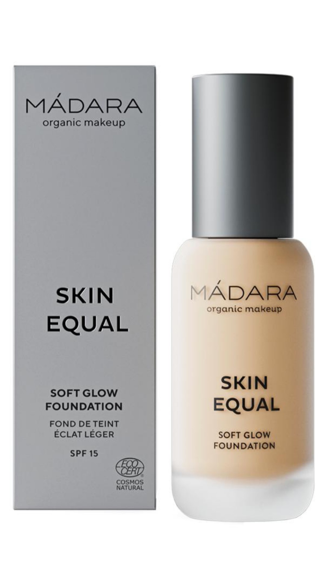 MÁDARA Tekutý make-up SPF 15 Skin Equal (Soft Glow Foundation) 30 ml 40 Sand
