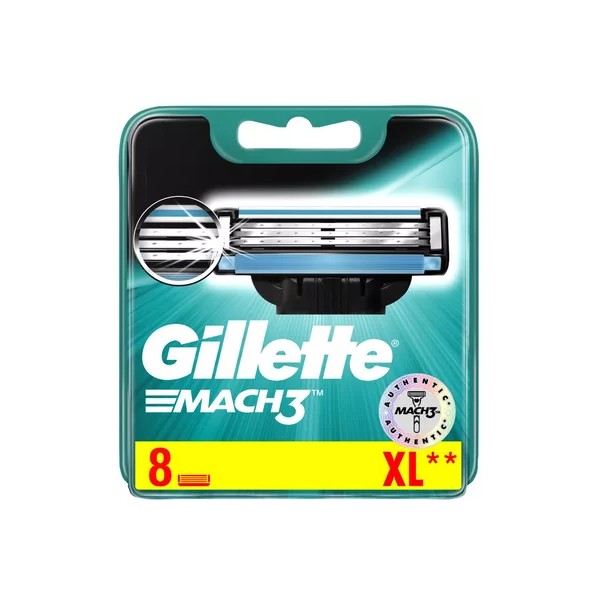 Gillette Náhradní hlavice Gillette Mach3 12 ks