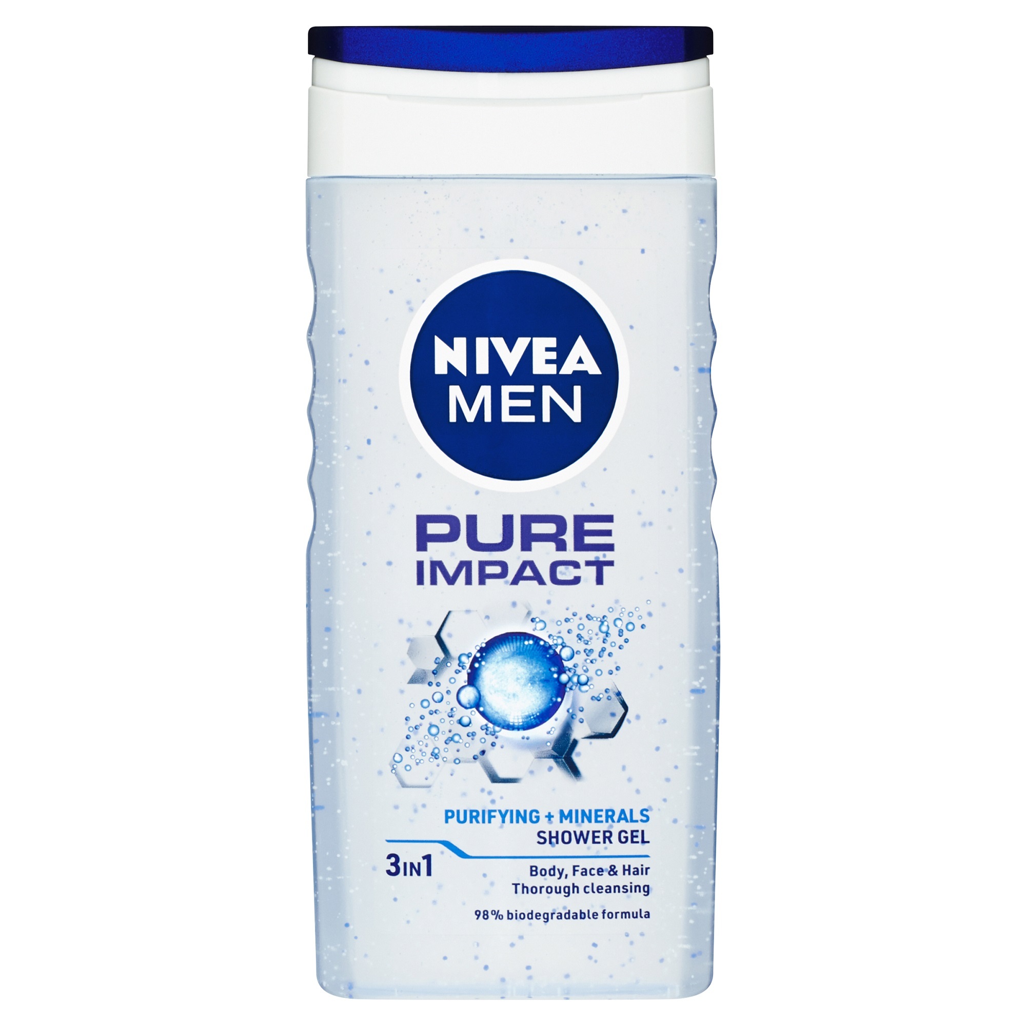 Nivea Energizující sprchový gel Men Pure Impact (Shower Gel) 500 ml