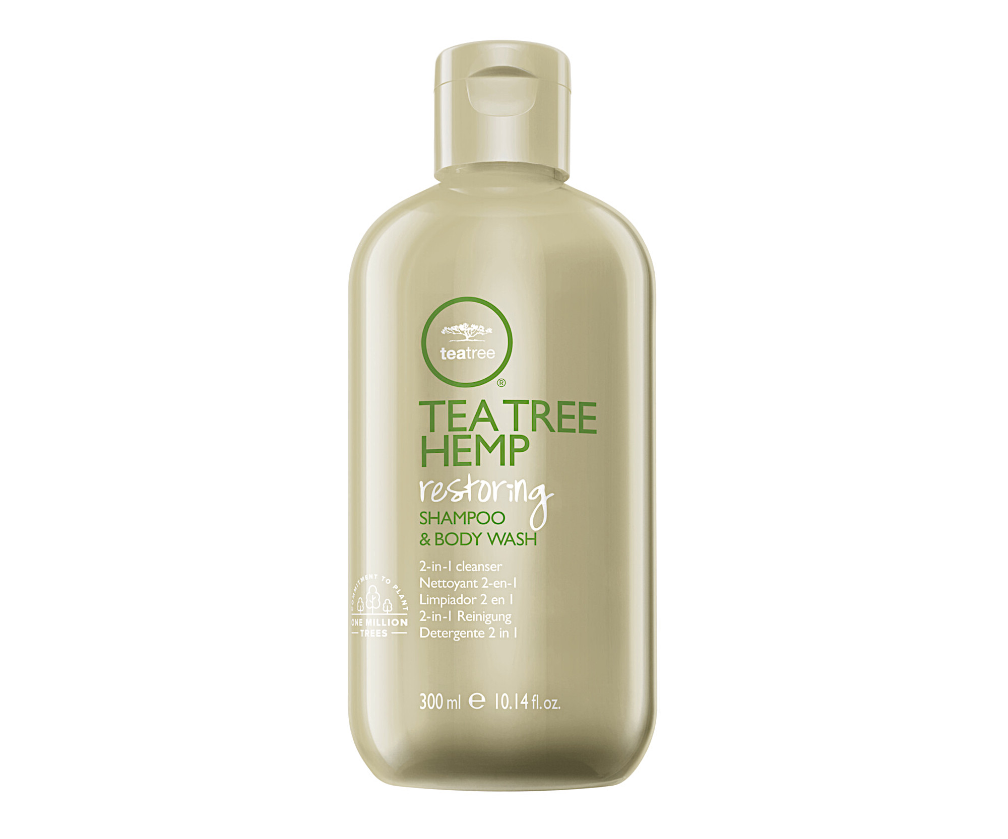 Paul Mitchell Obnovující konopný šampon a sprchový gel 2 v 1 Tea Tree Hemp (Restoring Shampoo & Body Wash) 300 ml