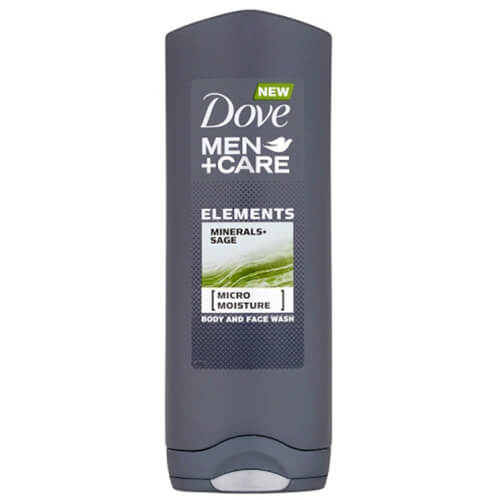 Dove Sprchový gel na tělo a tvář Elements Men+Care 400 ml