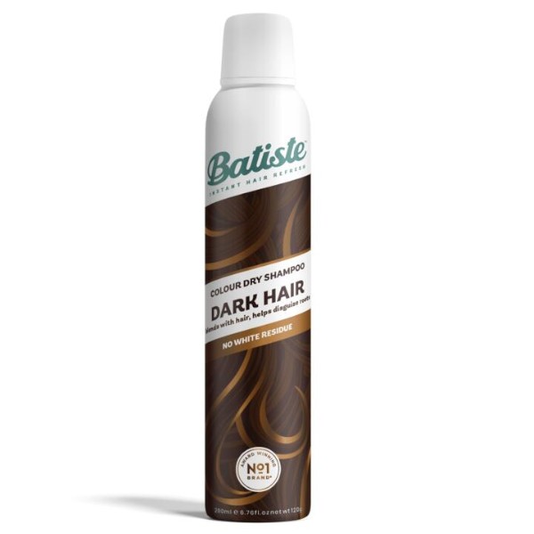 Batiste Suchý šampon pro tmavé vlasy (Dry Shampoo Plus Divine Dark) 200 ml
