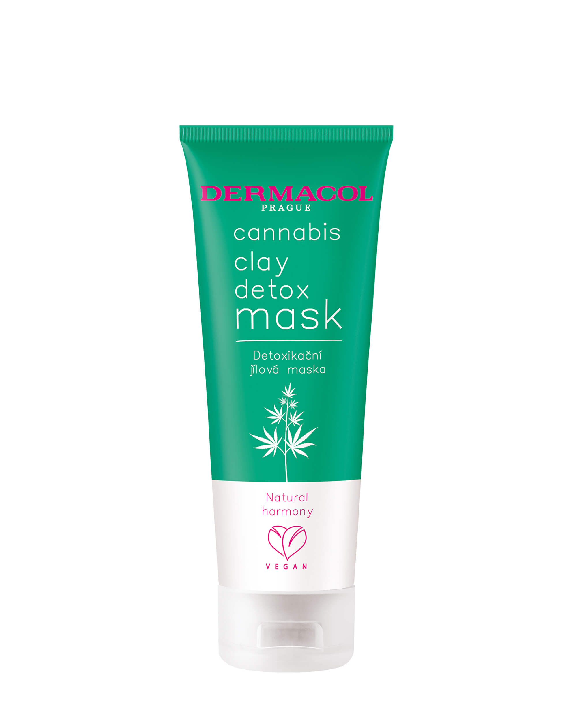 Dermacol Detoxikační jílová maska s konopným olejem Cannabis (Clay Detox Mask) 100 ml