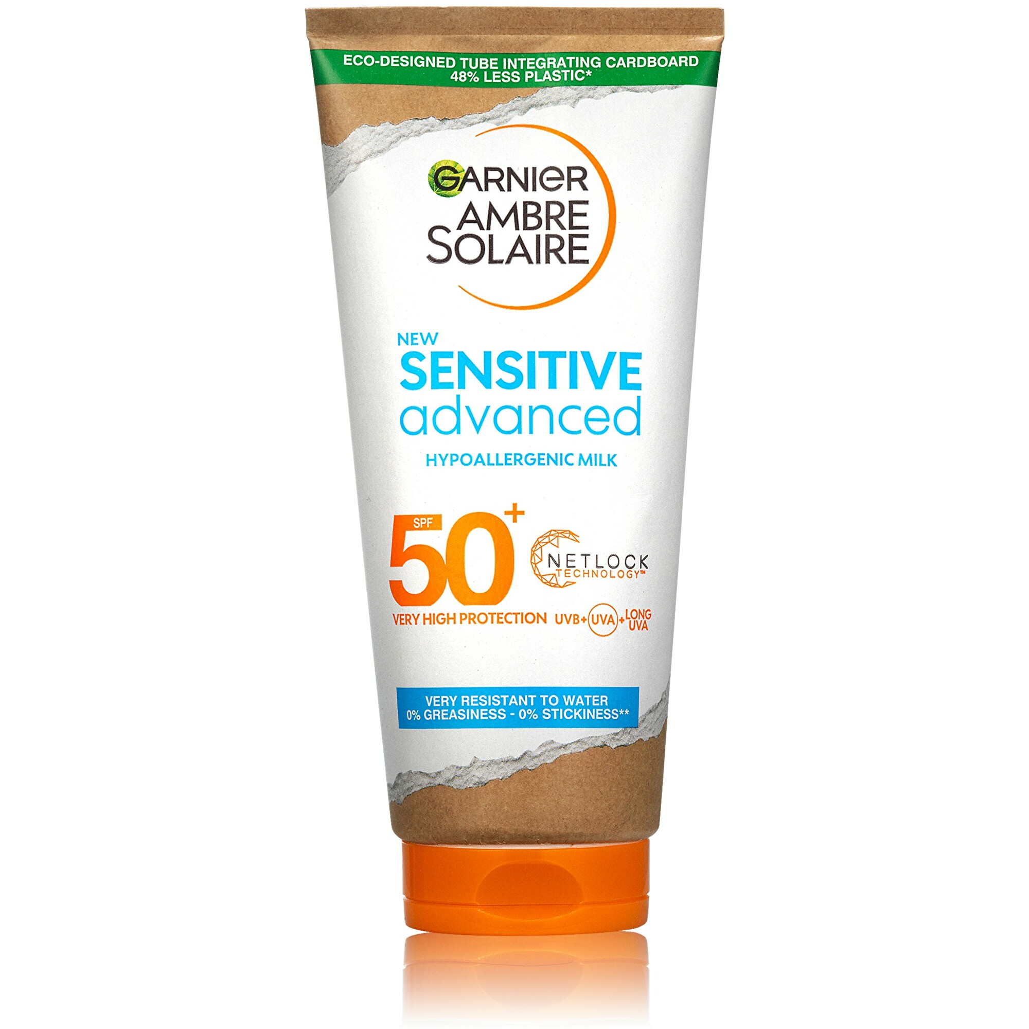 Garnier Ochranné mléko pro citlivou pokožku SPF 50+ Sensitive Advanced (Hypoallergenic Milk) 175 ml