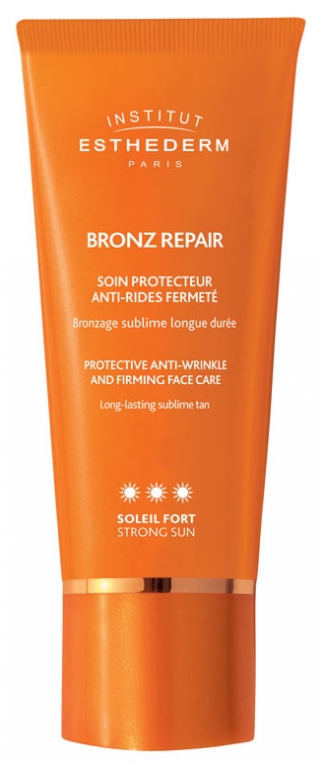 Institut Esthederm Protivráskový a zpevňující krém na opalování s vysokou ochranou Bronz Repair Strong Sun (Face Care) 50 ml