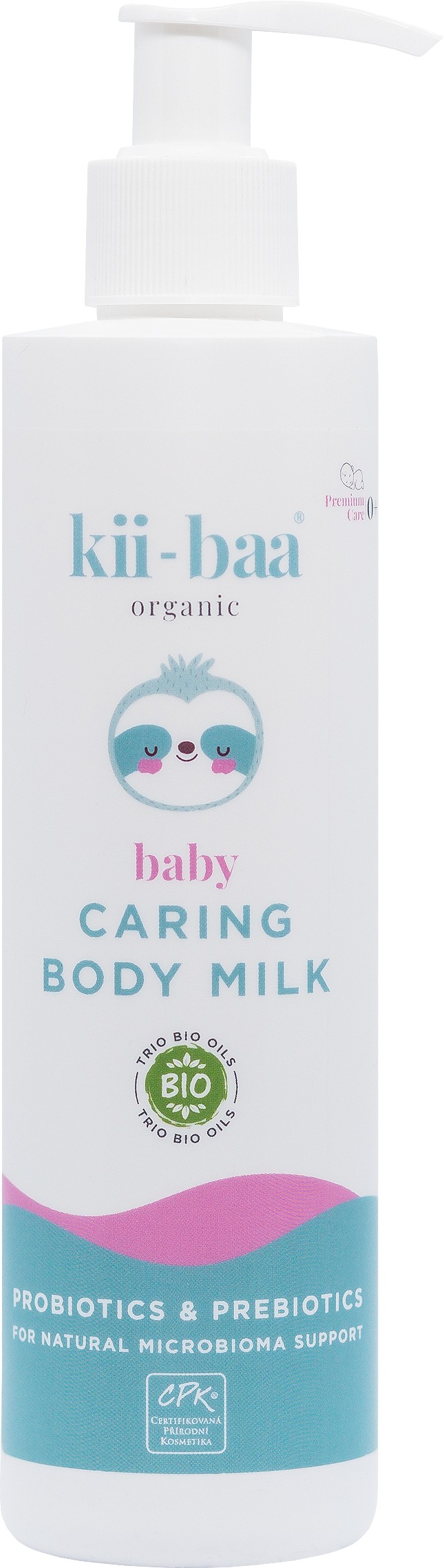 kii-baa organic Pečující tělové mléko (Caring Body Milk) 250 ml