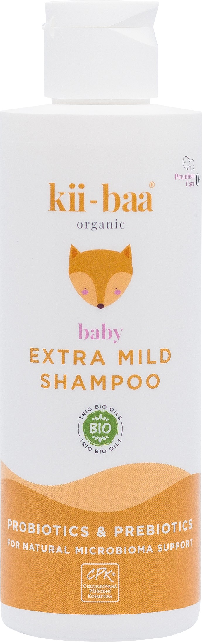 kii-baa organic Extra jemný šampon pro děti (Extra Mild Shampoo) 200 ml