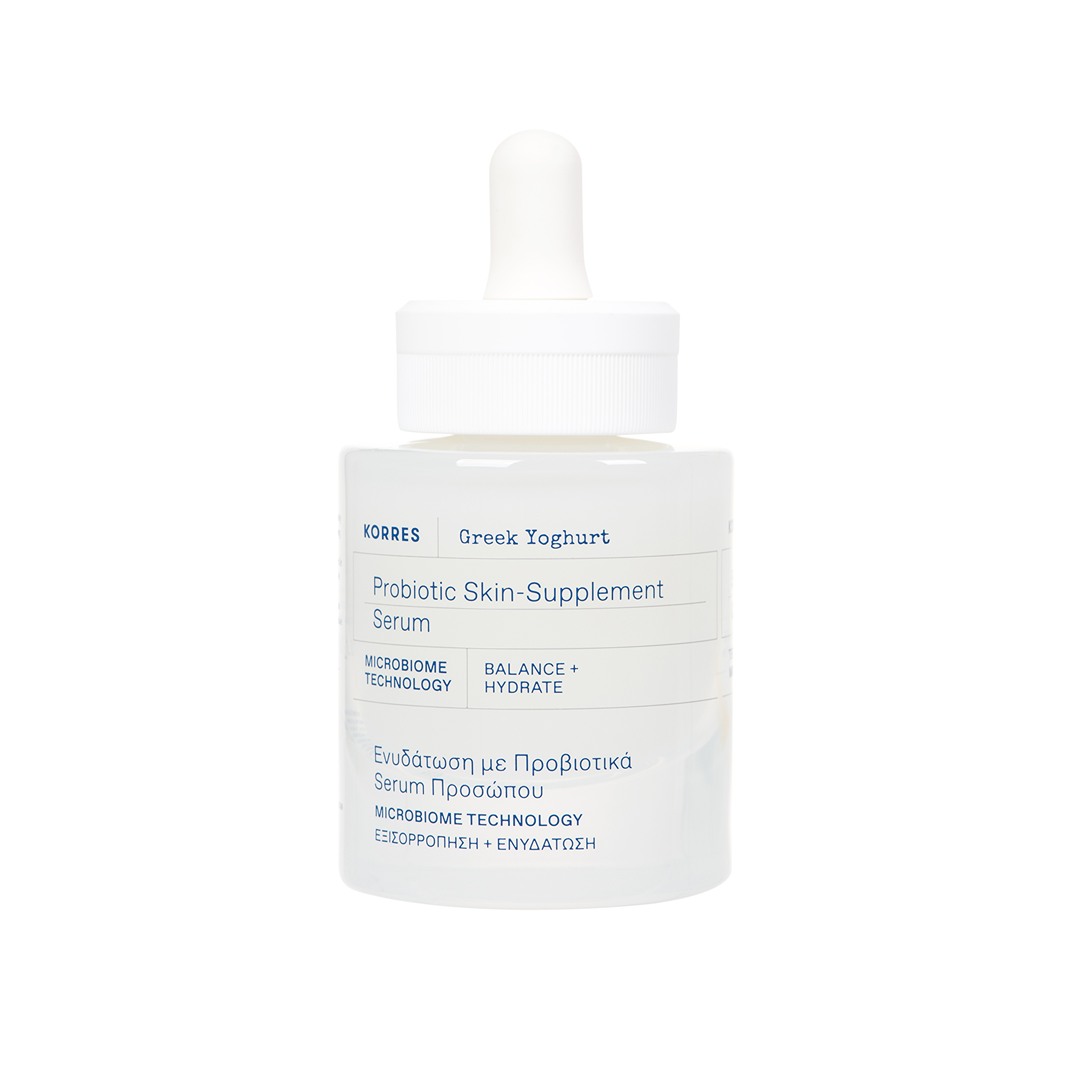 Korres Probiotické hydratační pleťové sérum Greek Yoghurt Probiotic Superdose (Face & Eyes Serum) 30 ml