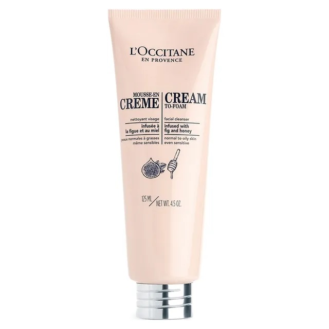 L`Occitane en Provence Čistiaci krém pre normálnu až mastnú pleť (Cream-to-Foam Facial Clean ser) 125 ml