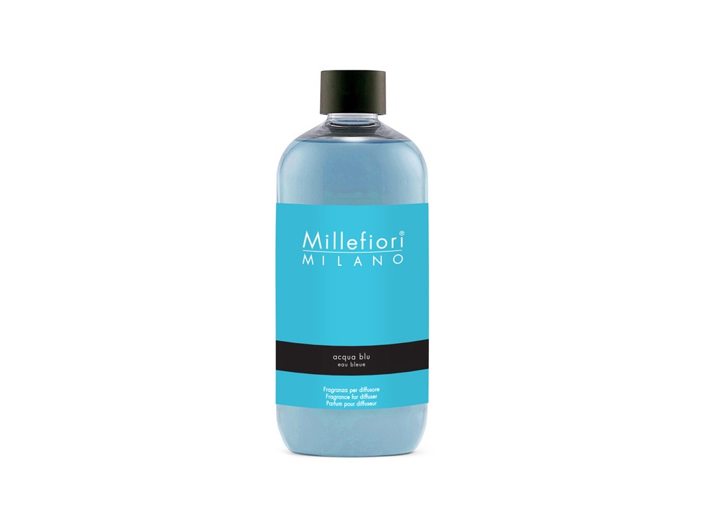 Millefiori Milano Náhradní náplň do difuzéru Natural Vodní modrá 500 ml