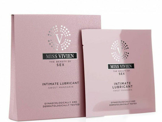 Miss Vivien Jednorázový lubrikační gel Mandarinka (Intimate Lubricant) 3 x 6 ml