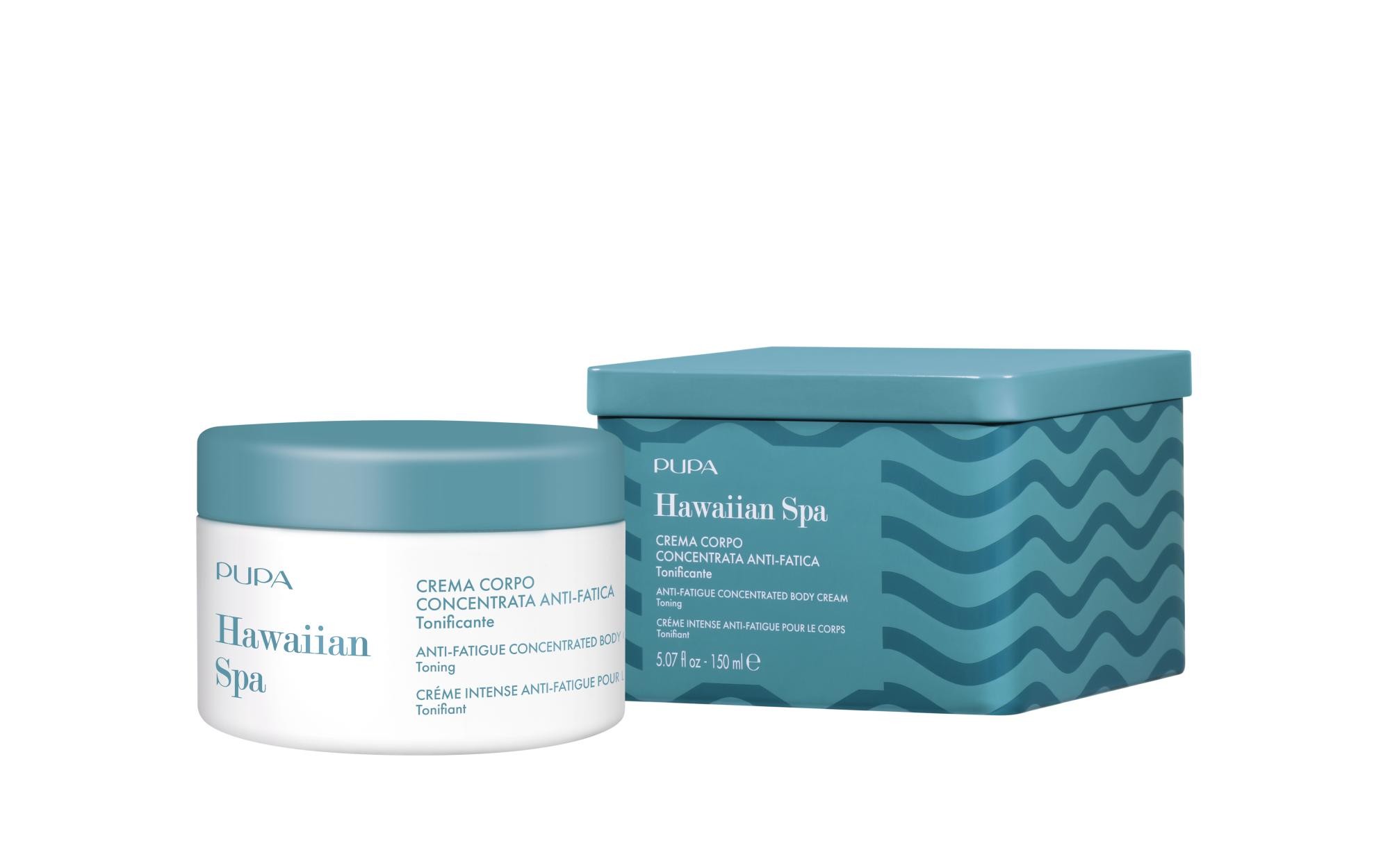 PUPA Milano Odvodňující tělový krém Hawaiian Spa (Anti-Fatigue Concentrated Body Cream) 150 ml