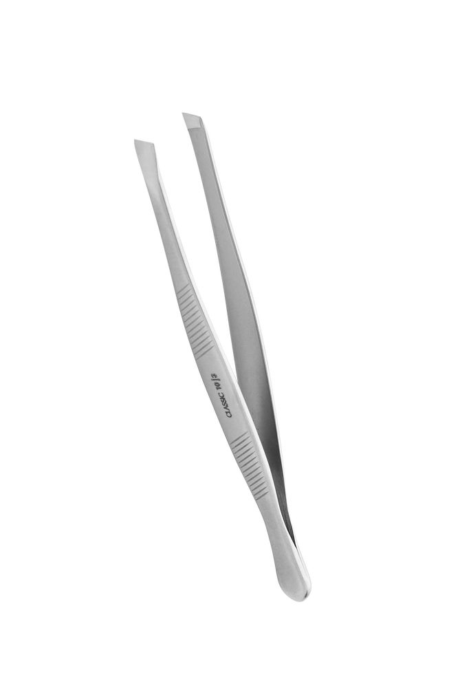 STALEKS Pinzeta na obočí se širokým zkoseným hrotem Classic 10 Type 3 (Eyebrow Tweezers)
