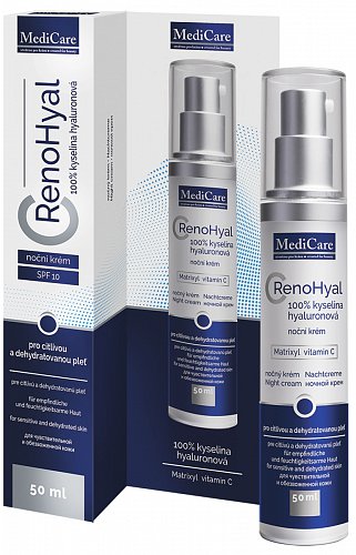 SynCare Noční krém pro citlivou a suchou pokožku Medicare Renohyal (Night Cream) 50 ml