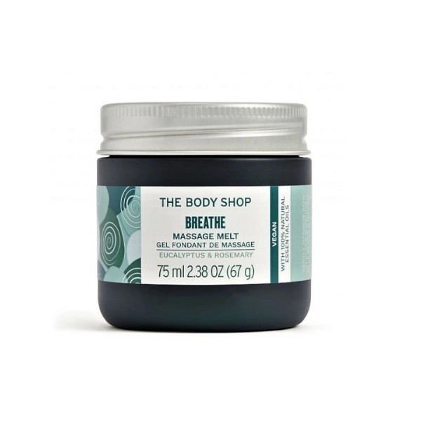The Body Shop Masážní gel s eukalyptem pro všechny typy pleti Breathe (Massage Melt Eucalyptus & Rosemary) 75 ml