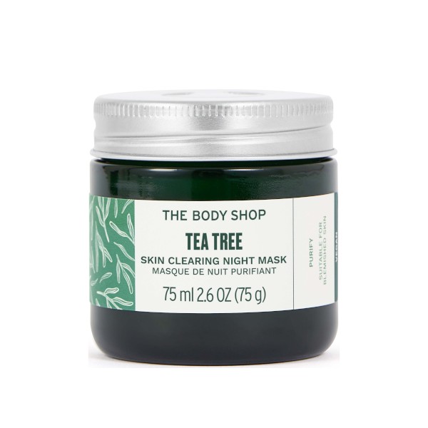 The Body Shop Noční čisticí maska pro problematickou a citlivou pleť Tea Tree (Skin Clearing Night Mask) 75 ml