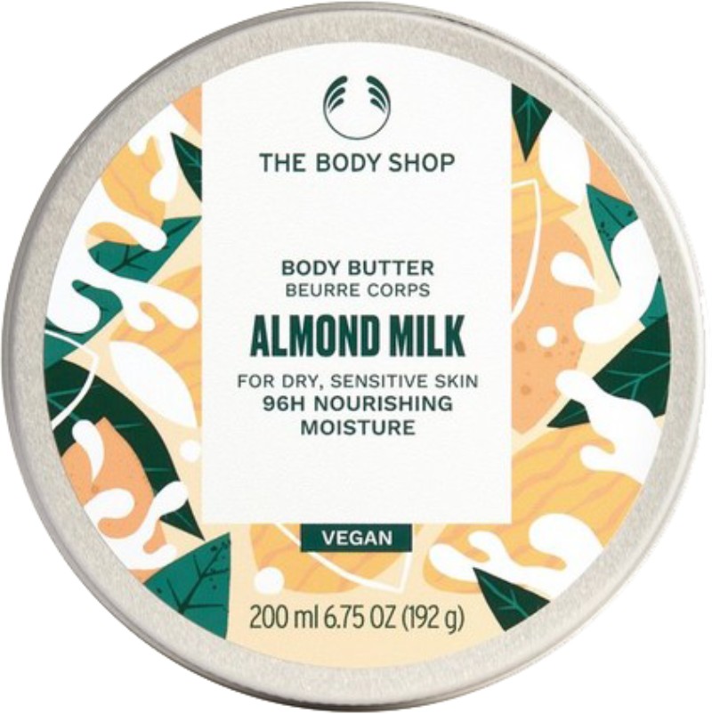 The Body Shop Tělové máslo pro suchou a citlivou pokožku Almond Milk (Body Butter) 200 ml