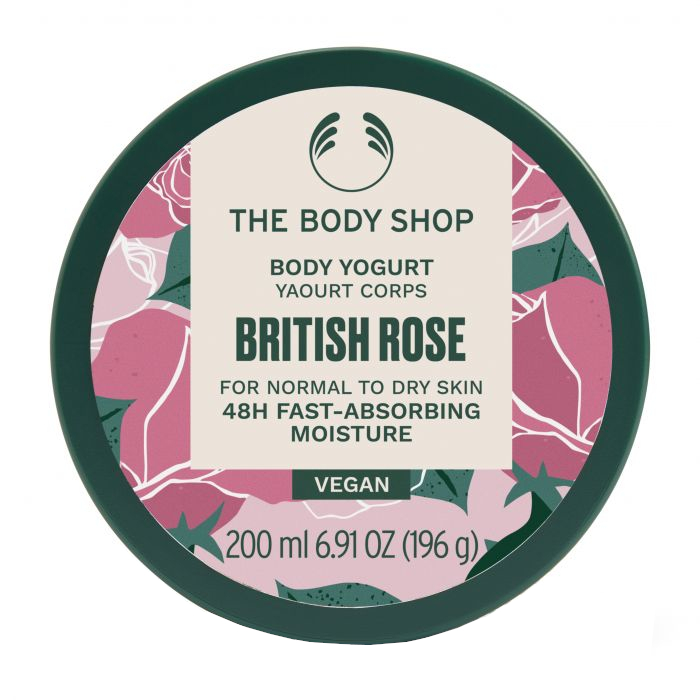 The Body Shop Tělový jogurt British Rose (Body Yogurt) 200 ml
