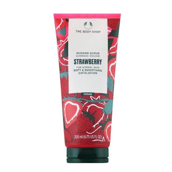 The Body Shop Vyhlazující sprchový peeling Strawberry (Shower Scrub) 200 ml