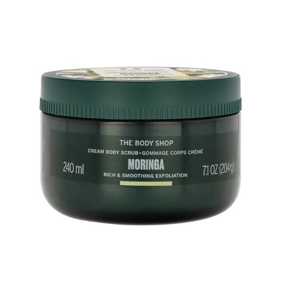 The Body Shop Vyhlazující tělový peeling pro suchou pokožku Moringa (Cream Body Scrub) 240 ml