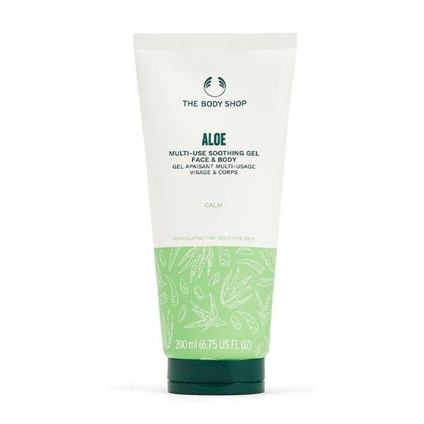 The Body Shop Zklidňující gel na obličej a tělo Aloe (Multi-Use Soothing Gel Face & Body) 200 ml