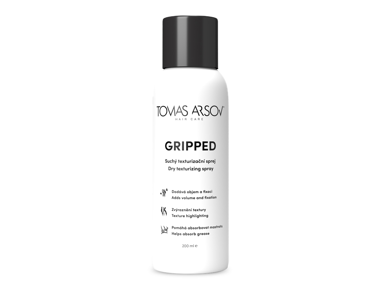 Tomas Arsov Suchý texturizační sprej GRIPPED (Dry Texturizing Spray) 200 ml