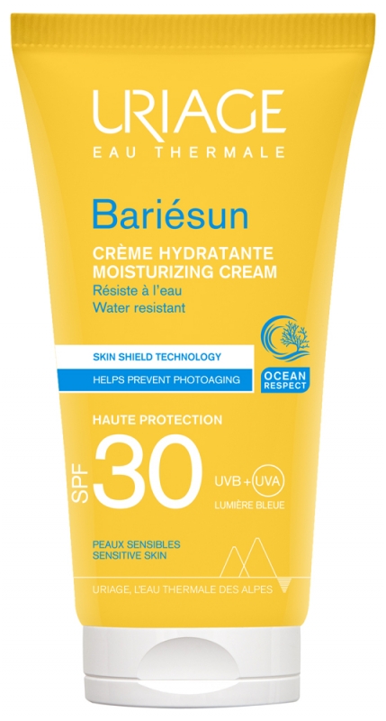 Uriage Hydratační krém na opalování pro citlivou pokožku SPF 30 Bariesun (Moisturizing Cream) 50 ml
