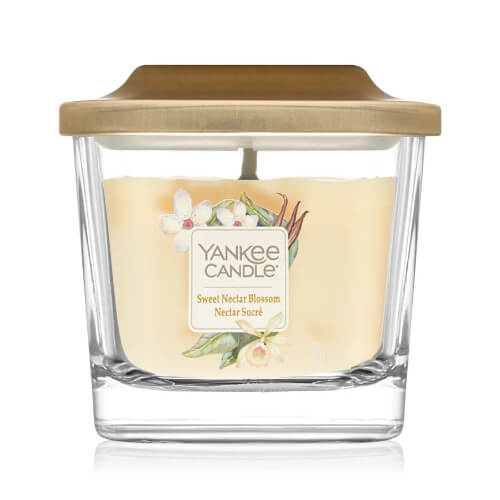 Yankee Candle Aromatická sviečka malá hranatá Sweet Nectar Blossom 96 g