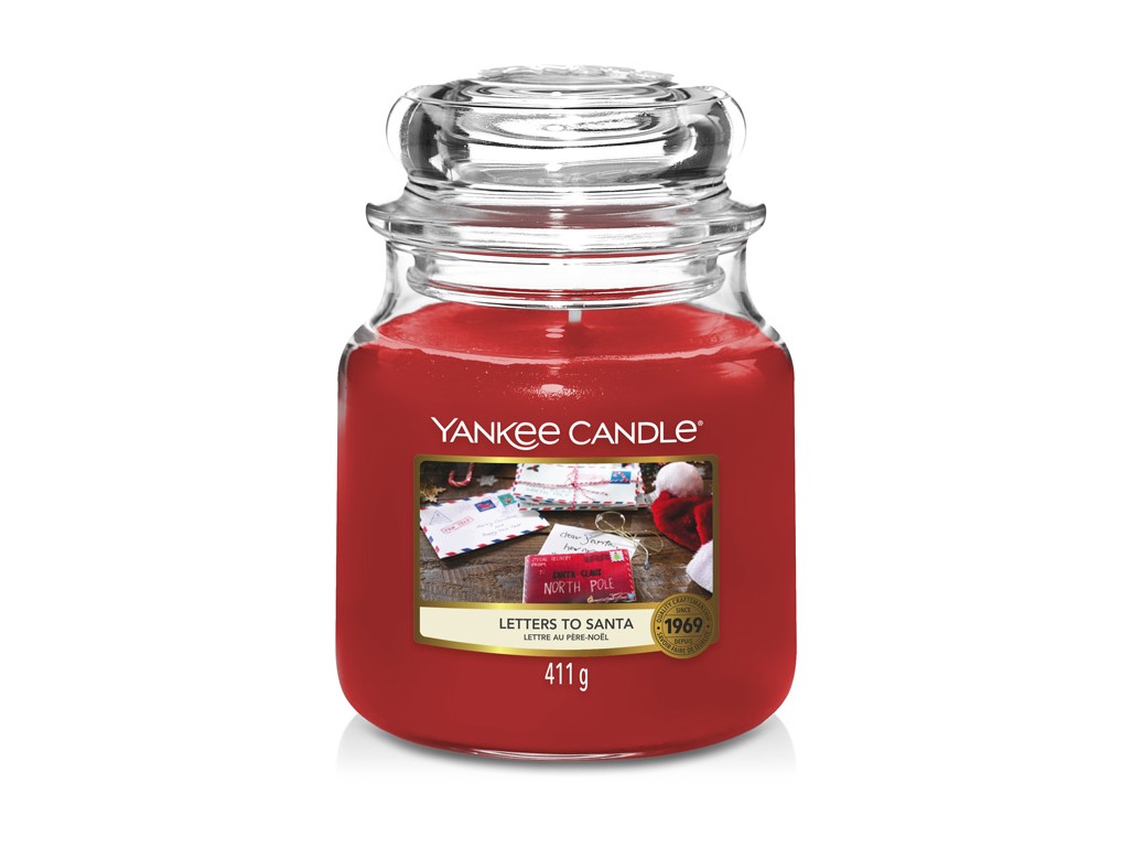 Yankee Candle Aromatická svíčka Classic střední Letters to Santa 411 g