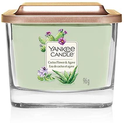 Yankee Candle Aromatická svíčka malá hranatá Cactus Flower and Agave 96 g