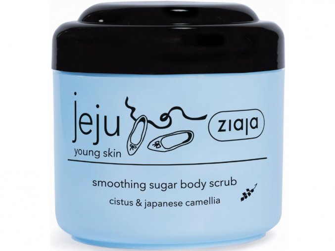 Ziaja Cukrový tělový peeling s černými zrníčky (Smoothing Sugar Body Scrub) 200 ml
