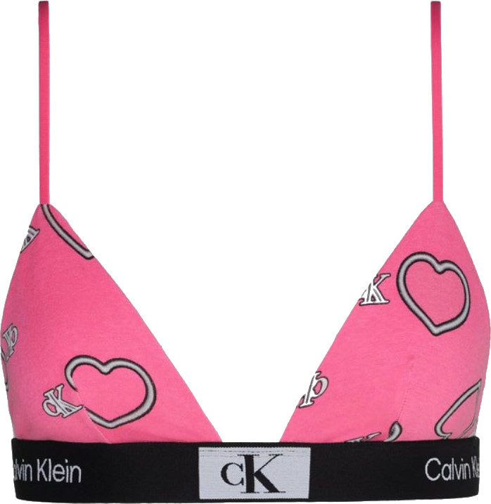 Calvin Klein Dámska podprsenka CK96 Triangle QF7478E-KCC XL