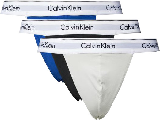 Calvin Klein 3 PACK - pánske tangá NB3226A-GW4 M