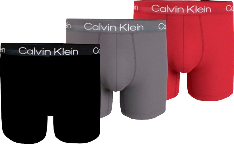 Calvin Klein 3 PACK - pánske boxerky NB2971A-GYR S