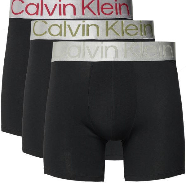 Calvin Klein 3 PACK - pánské boxerky NB3131A-GIW L