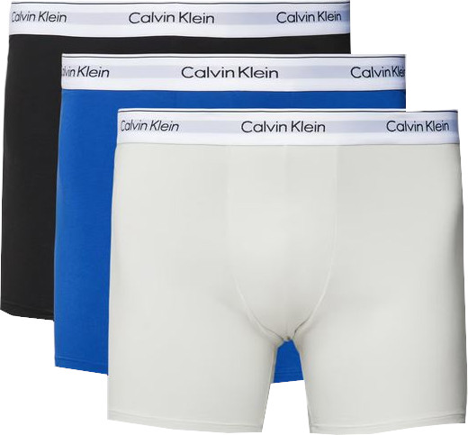 Calvin Klein 3 PACK - pánske boxerky PLUS SIZE NB3378A-GW4 XXL