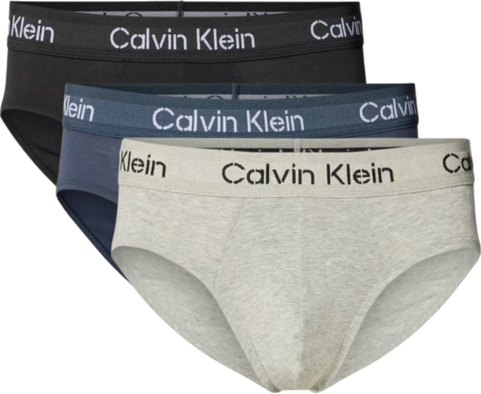 Calvin Klein 3 PACK - pánske slipy NB3704A-KDX M