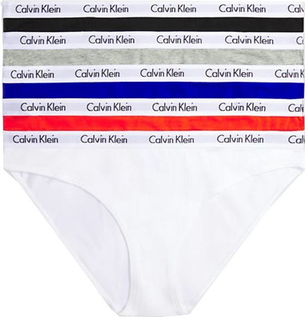 Calvin Klein 5 PACK - dámske nohavičky Bikini QD3586E-HX2 XL